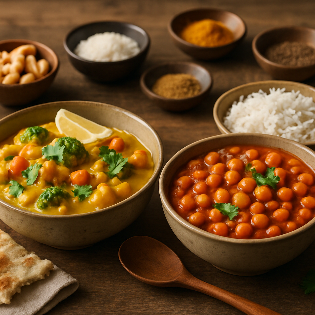 Indische vegetarische Currys – Rezepte von Wheatless & Meatless